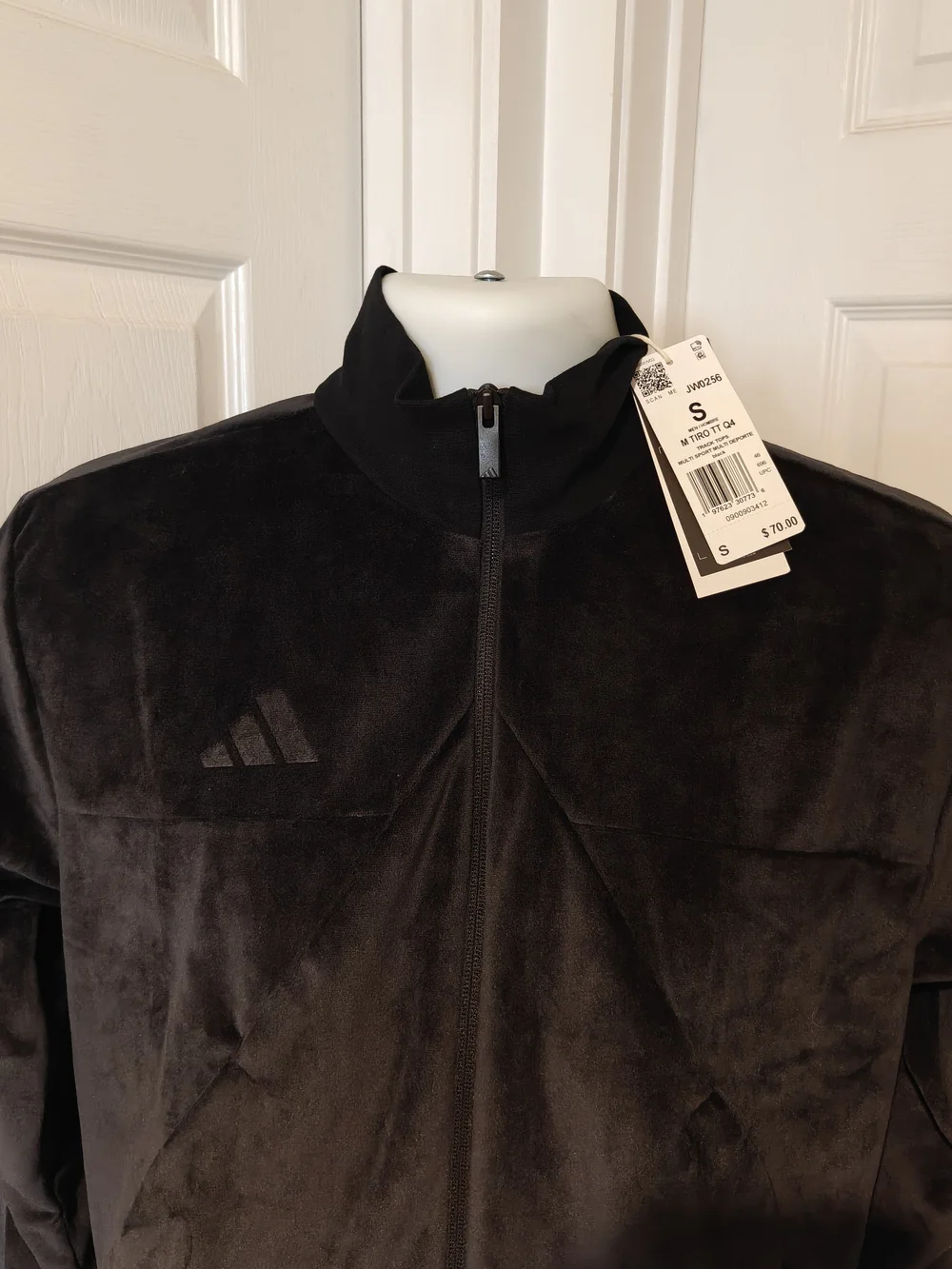 adidas Sportswear Tiro Men's Track Top NWT Black Full-Zip Size S JW0256